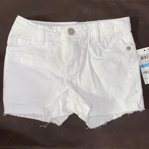 Epic Threads girls white shorts NWT